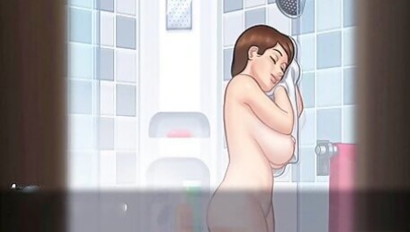 Summertime Saga Hot Milf Sex In Shower
