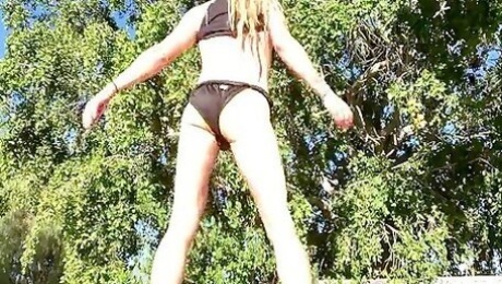 Slutout Outdoors Bi Blondelegs69