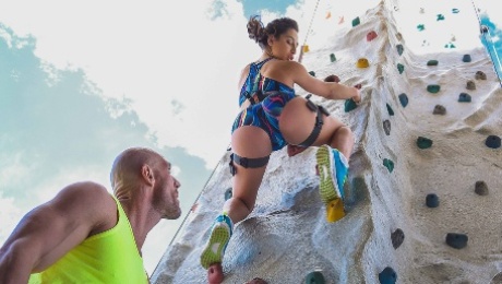 Abella Danger  Johnny Sins in Bouldering Booty