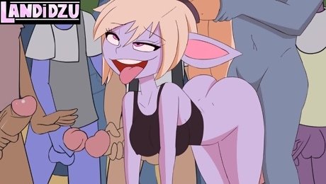 Three yordles from league of legends XXX porn parody