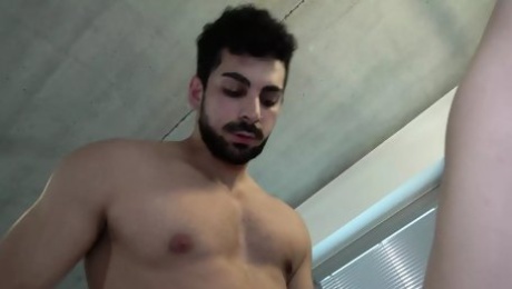 Pole and Arab fuck Polish bitch. Hard fucking in two holes.