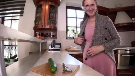 Kitchen Fun with a Cucumber