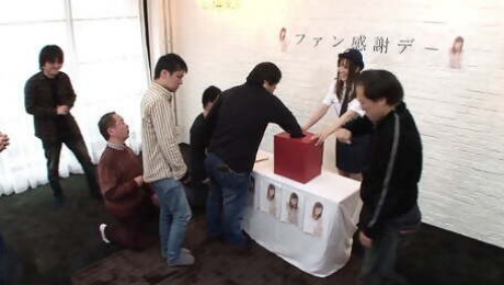 Japanese orgy-mode show ends up in a crazy sex party