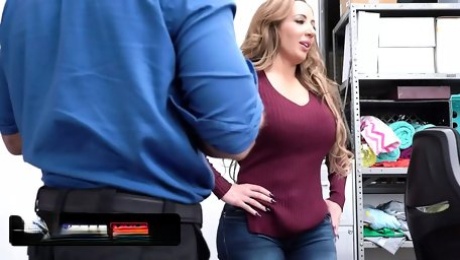 Curvy Milf Thief Caught & Fucked Hardcore by Mall Security