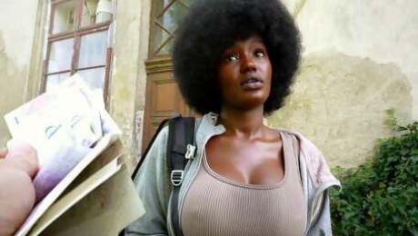 152: Quickie with Cute Busty Black Girl