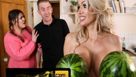 Brazzers - British big tit Milf Amber Jayne loves big cock