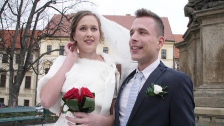 Attractive Czech bride spends first night with rich stranger