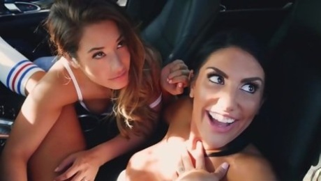 August Ames and Eva Lovia filthy threesome sex