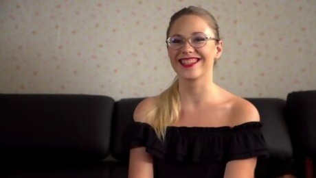 Fetish Blonde With Glasses Selvaggia Gets Humiliated In Public Bdsm